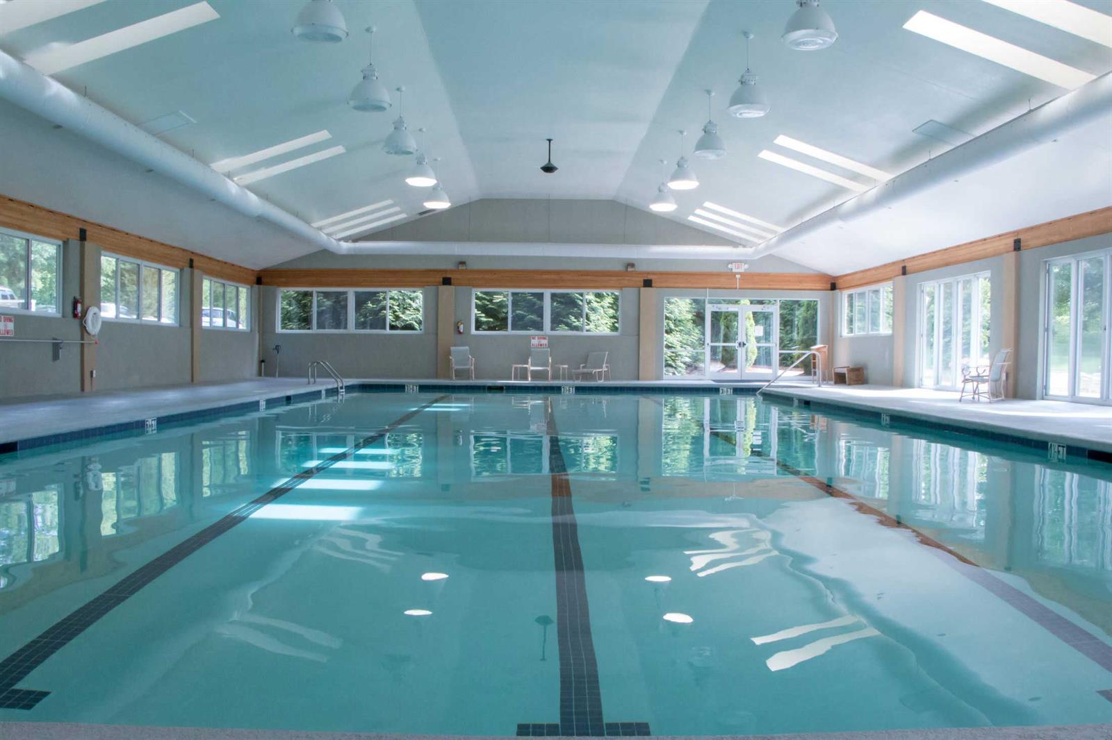 Indoor saline pool at Kenmure Country Club