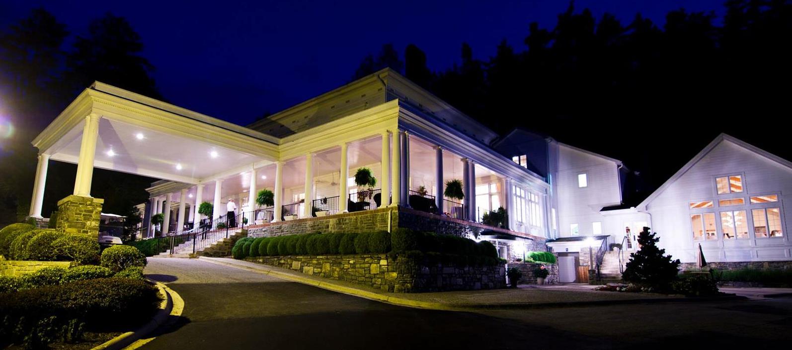 Club house nigh time 